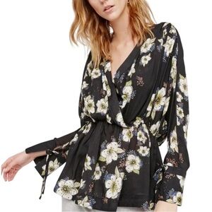 {Free People} "Tuscan Dreams" Floral Tunic Dress